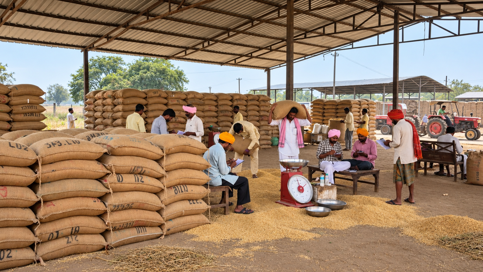 Village-Level Procurement Center (VPC) Intake & Weighment
